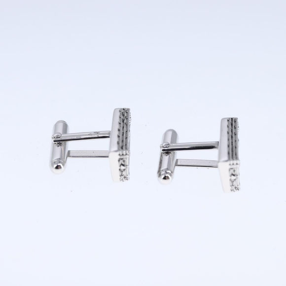 LOUIS VUITTON Bouton De Manchette Travel Icon Cuffs Ag925 PB0181 LV Auth 106728V