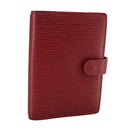 LOUIS VUITTON Epi Agenda PM Day Planner Cover Red R20057 LV Auth 106733-1