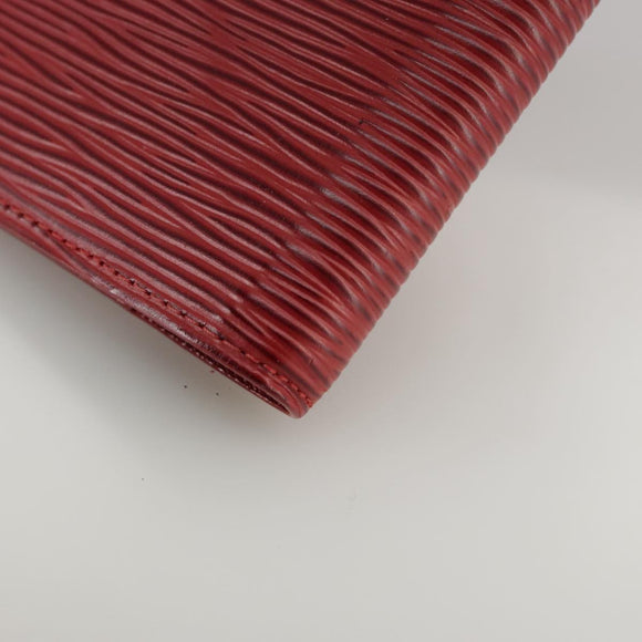 LOUIS VUITTON Epi Agenda PM Day Planner Cover Red R20057 LV Auth 106733