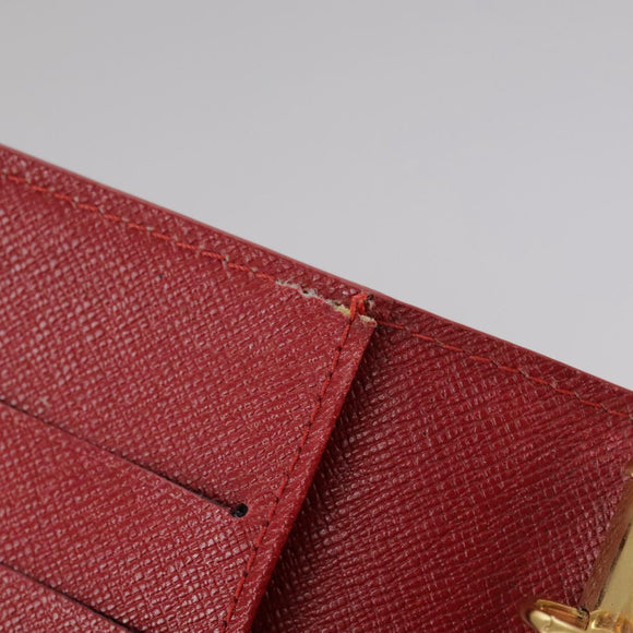 LOUIS VUITTON Epi Agenda PM Day Planner Cover Red R20057 LV Auth 106733