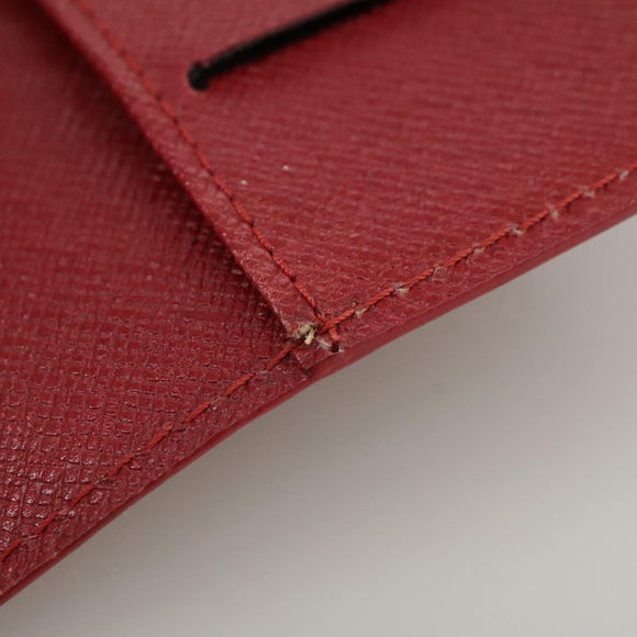 LOUIS VUITTON Epi Agenda PM Day Planner Cover Red R20057 LV Auth 106733