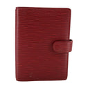 LOUIS VUITTON Epi Agenda PM Day Planner Cover Red R20057 LV Auth 106733-13