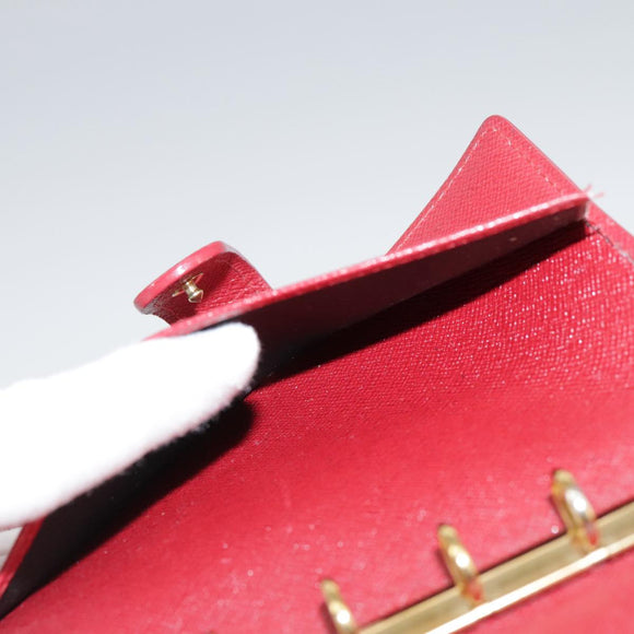LOUIS VUITTON Epi Agenda PM Day Planner Cover Red R20057 LV Auth 106733