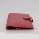 LOUIS VUITTON Epi Agenda PM Day Planner Cover Red R20057 LV Auth 106733-6
