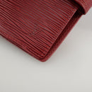 LOUIS VUITTON Epi Agenda PM Day Planner Cover Red R20057 LV Auth 106733-15