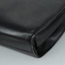 Salvatore Ferragamo Gancini Shoulder Bag Leather Black Auth 106734-15