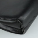 Salvatore Ferragamo Gancini Shoulder Bag Leather Black Auth 106734-16