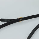 Salvatore Ferragamo Gancini Shoulder Bag Leather Black Auth 106734-8