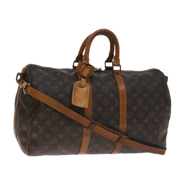 LOUIS VUITTON Monogram Keepall Bandouliere 45 Boston Bag M41418 LV Auth 106737