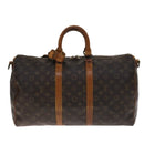 LOUIS VUITTON Monogram Keepall Bandouliere 45 Boston Bag M41418 LV Auth 106737-13