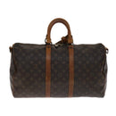 LOUIS VUITTON Monogram Keepall Bandouliere 45 Boston Bag M41418 LV Auth 106737-2