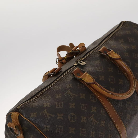 LOUIS VUITTON Monogram Keepall Bandouliere 45 Boston Bag M41418 LV Auth 106737