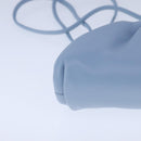 BOTTEGA VENETA The Pouch Leather Light Blue Auth 106740V-9