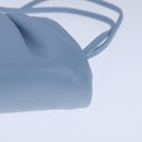 BOTTEGA VENETA The Pouch Leather Light Blue Auth 106740V-14