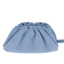 BOTTEGA VENETA The Pouch Leather Light Blue Auth 106740V-2