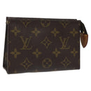 LOUIS VUITTON Monogram Poche Toilette 15 Pouch M47546 LV Auth 106749-1