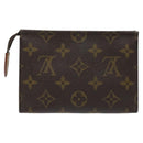 LOUIS VUITTON Monogram Poche Toilette 15 Pouch M47546 LV Auth 106749-2