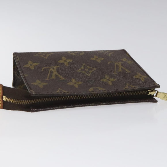 LOUIS VUITTON Monogram Poche Toilette 15 Pouch M47546 LV Auth 106749