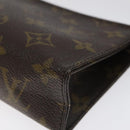 LOUIS VUITTON Monogram Poche Toilette 15 Pouch M47546 LV Auth 106749-7