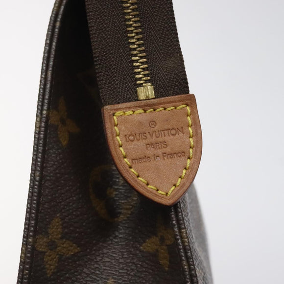 LOUIS VUITTON Monogram Poche Toilette 19 Pouch M47544 LV Auth 106751