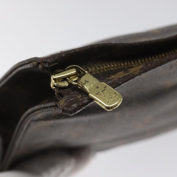 LOUIS VUITTON Monogram Poche Toilette 19 Pouch M47544 LV Auth 106751