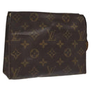 LOUIS VUITTON Monogram Poche Toilette 19 Pouch M47544 LV Auth 106751-1