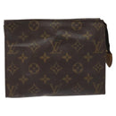 LOUIS VUITTON Monogram Poche Toilette 19 Pouch M47544 LV Auth 106751-13