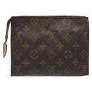 LOUIS VUITTON Monogram Poche Toilette 19 Pouch M47544 LV Auth 106751-2