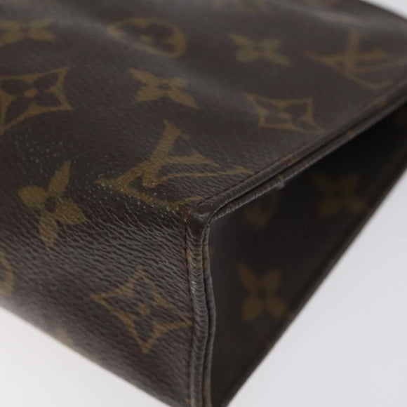 LOUIS VUITTON Monogram Poche Toilette 19 Pouch M47544 LV Auth 106751