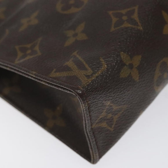 LOUIS VUITTON Monogram Poche Toilette 19 Pouch M47544 LV Auth 106751