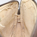 GUCCI GG Supreme Shoulder Bag PVC Leather Beige Auth 106763-18