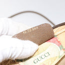 GUCCI GG Supreme Shoulder Bag PVC Leather Beige Auth 106763-12