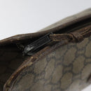 GUCCI GG Plus Supreme Clutch Bag PVC Beige Auth 106767-8