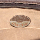 GUCCI GG Plus Supreme Clutch Bag PVC Beige Auth 106767-9