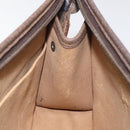 GUCCI GG Plus Supreme Clutch Bag PVC Beige Auth 106767-11