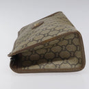 GUCCI GG Plus Supreme Clutch Bag PVC Beige Auth 106767-4