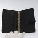 LOUIS VUITTON Epi Agenda PM Day Planner Cover Black R20052 LV Auth 106768-9