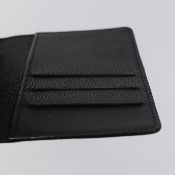 LOUIS VUITTON Epi Agenda PM Day Planner Cover Black R20052 LV Auth 106768