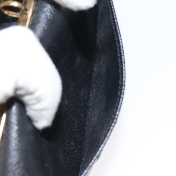 LOUIS VUITTON Epi Agenda PM Day Planner Cover Black R20052 LV Auth 106768