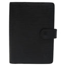 LOUIS VUITTON Epi Agenda PM Day Planner Cover Black R20052 LV Auth 106768-13