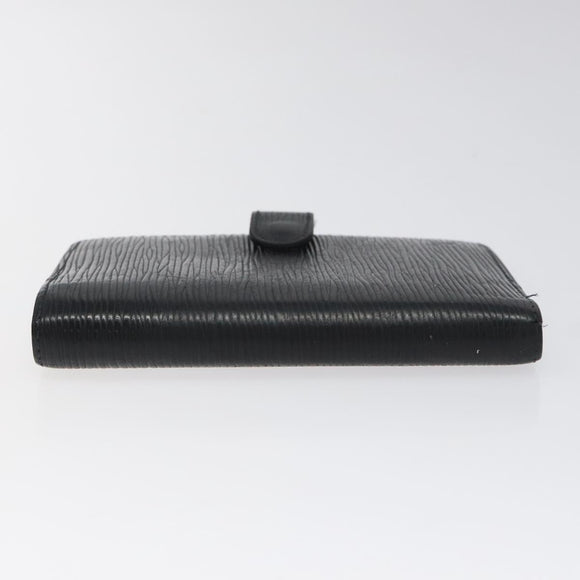 LOUIS VUITTON Epi Agenda PM Day Planner Cover Black R20052 LV Auth 106768