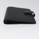 LOUIS VUITTON Epi Agenda PM Day Planner Cover Black R20052 LV Auth 106768-6