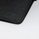 LOUIS VUITTON Epi Agenda PM Day Planner Cover Black R20052 LV Auth 106768-7