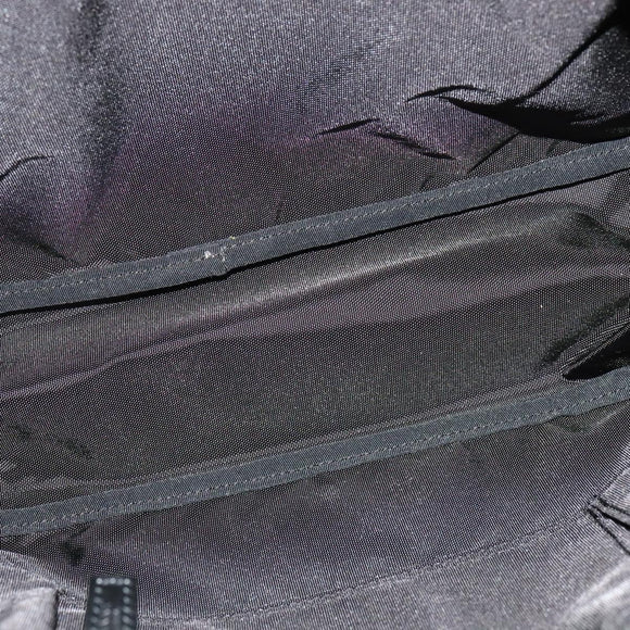 BURBERRY Black label Shoulder Bag Nylon Black Auth 106773