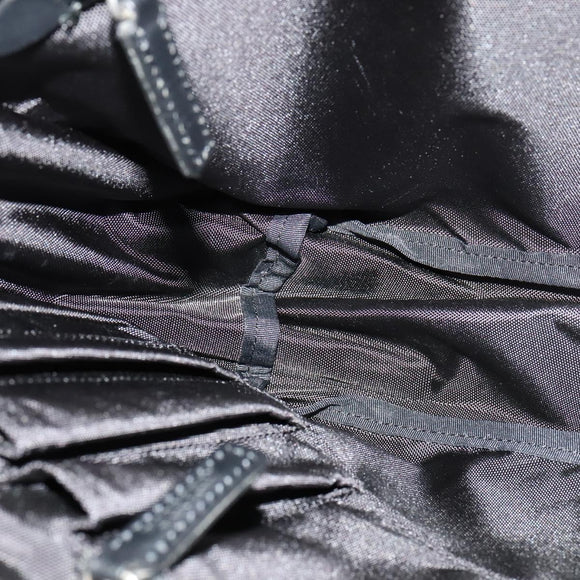 BURBERRY Black label Shoulder Bag Nylon Black Auth 106773