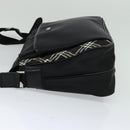 BURBERRY Black label Shoulder Bag Nylon Black Auth 106773-3