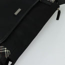 BURBERRY Black label Shoulder Bag Nylon Black Auth 106773-6