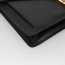 LOUIS VUITTON Epi Serie Dragonne Clutch Bag Black Noir M52612 LV Auth 106784-15
