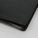 LOUIS VUITTON Epi Serie Dragonne Clutch Bag Black Noir M52612 LV Auth 106784-16