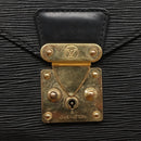 LOUIS VUITTON Epi Serie Dragonne Clutch Bag Black Noir M52612 LV Auth 106784-15